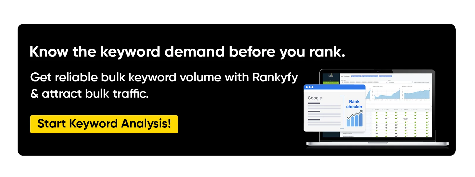 Bulk Keyword Volume Tool