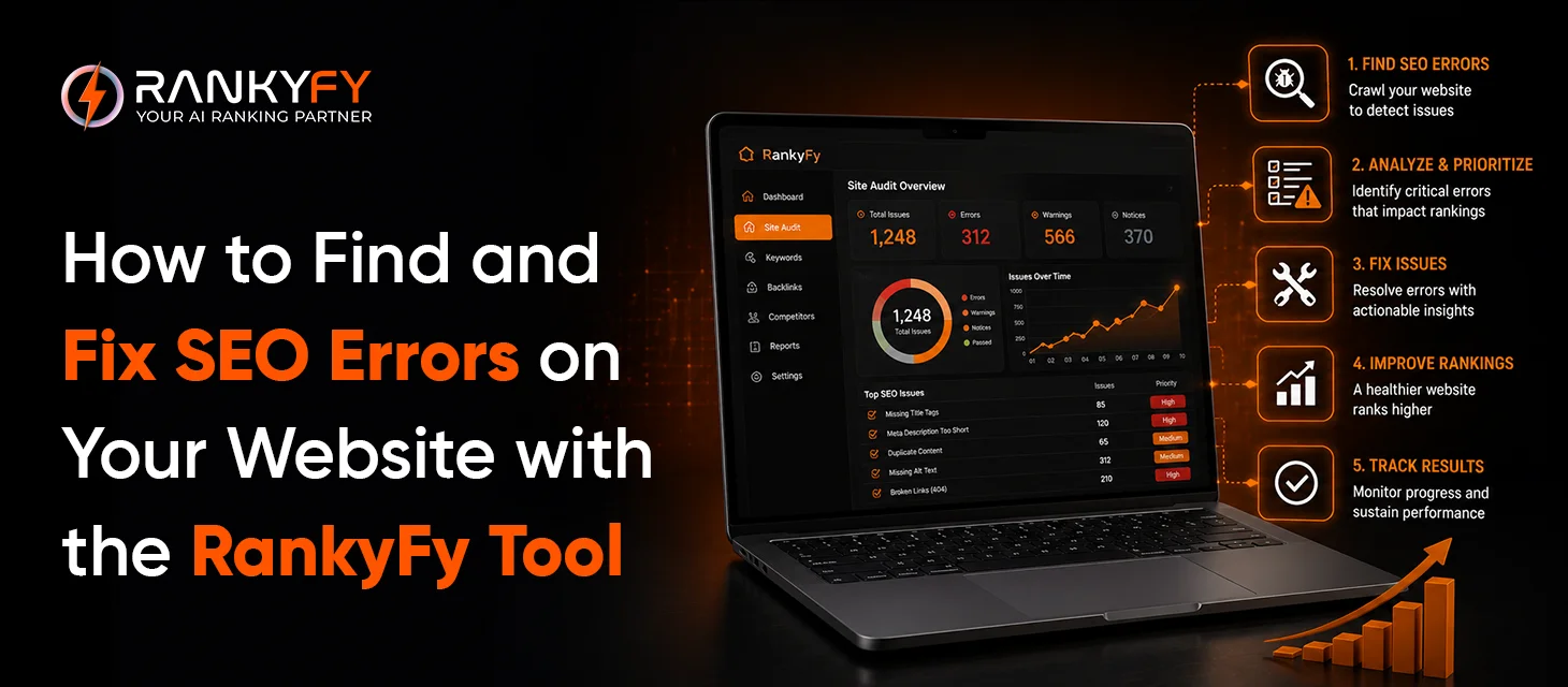How to Find and Fix SEO Errors on Your Website with the RankyFy Tool