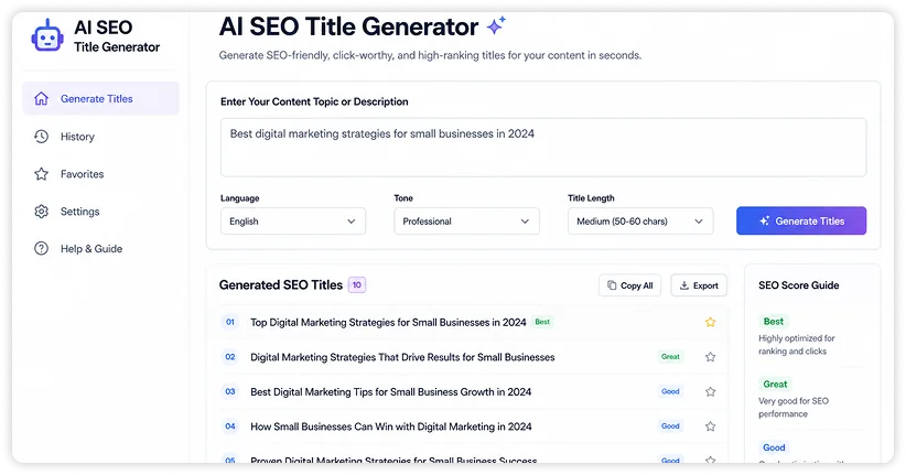 How RankyFy’s AI SEO Title Generator Works