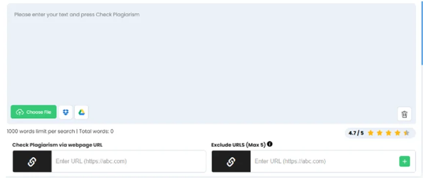 RankyFy Plagiarism Checker Tool