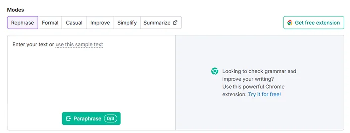 RankyFy’s Free Sentence Rewriter Tool
