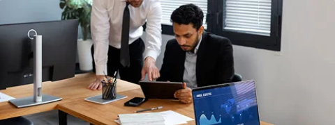 SEO specialists monitoring competitors