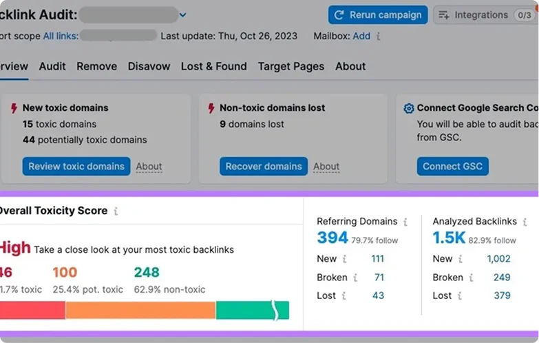 Why Checking Toxic Backlinks Matters