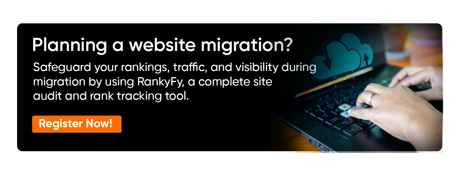 Website migration with RankyFy AI Tool